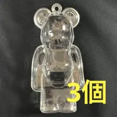 ベアブリック用 チェーン付クリアケース キーホルダー　嵐　ARASHI 3個