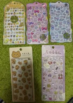 ね*こ様 ボンボンドロップシール　churu kira うるちゅるシール　5枚セ