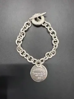 ティファニー　リターン トゥ ラウンドタグ　ブレスレットシルバー
