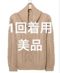 INGNI (イング) ケーブルオフタートルニット