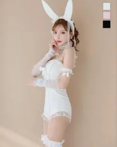 2wayハーネスネックバニー sugar ホワイト