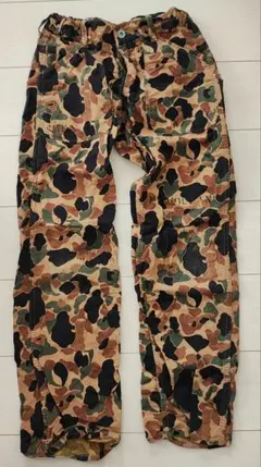 カモフラージュ ロングパンツ ポケット付き