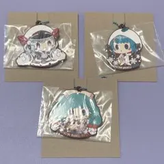 初音ミク 雪ミク くじ ラバーチャーム 3点