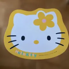 激レア ハローキティ 1999年ピンク千鳥柄 ダイカットハナキティ