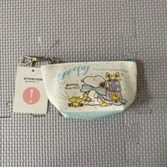 スヌーピー ポーチ キーチェーン付き