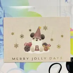 ディズニー⭐️クリスマス2025 ポストカード リルリンリン