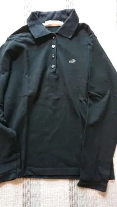 CROCODILE 長袖 ポロシャツ ブラック Mサイズ
