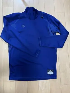 デサント　裏起毛　アンダーシャツ S ブルー