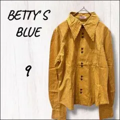 ベティーズブルー　BETTY'S BLUE ストライプ 長袖シャツ 9号　平成のサムネイル