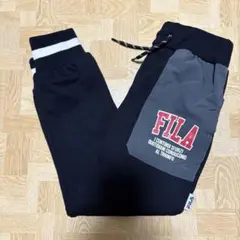 FILA カジュアルパンツ 110サイズ ブラック/グレー