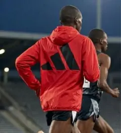2XL 新品 adidas ウーブンジャケット ランニング ジップアップ