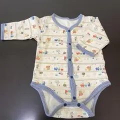 動物柄ロンパース 長袖70cm