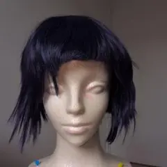 耳郎響香 コスプレウィッグ ショート パープル