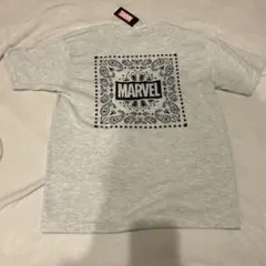 新品 MARVEL Tシャツ グレー ペイズリー柄のサムネイル