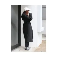 Ungrid サイドジップフーデットコート 黒 M