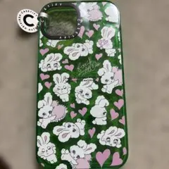 Casetify ウサギとハートのiPhoneケース14