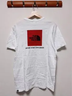 ノースフェイス 美品 Tシャツ ロゴ ボックス バックプリント L
