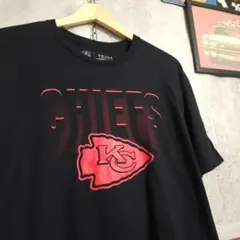 NFL チーフス Chiefs KC カンザスシティ Tシャツ 黒 L US古着のサムネイル