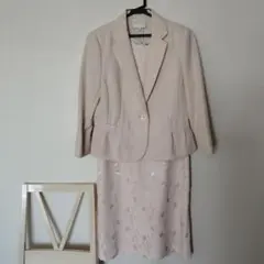 EMMA JAMES 淡い桜色ピンク ジャケットとワンピース2点セット 13号