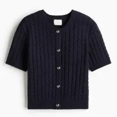 H&M ケーブルニットカーディガン