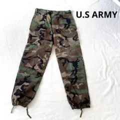 US ARMY 米軍　コンバットパンツ　ウッドランドカモ　ダブルニー　アウトドア