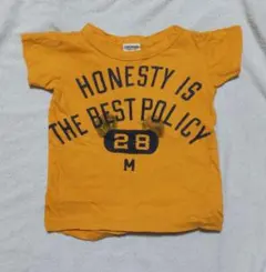 デニム&ダンガリー ミッキー Tシャツ 黄色90㎝