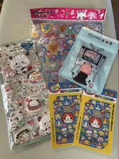 スパイファミリー・妖怪ウォッチ・パンダ・キャラクターシール、ステッカーセット