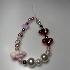 ハンドメイド　携帯ストラップ