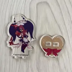 アニメイトカフェ ヘルヴァボス サリーメイ 缶バッジ アクスタ カード