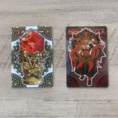神羅万象チョコ　魔導王メビウス コア・キューブカード2枚セット
