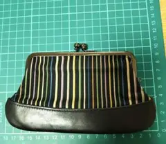 北九州工芸品 がま口タイプの お財布(ポーチ？) ダブルスナップ