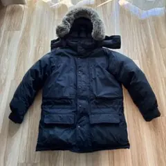 L.L.BEAN ダウンコート ダウンジャケット ネイビー Mグースダウン