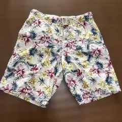 BROWNY VINTAGE 花柄 ショートパンツ Lサイズのサムネイル