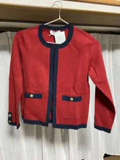 Green Leaf Living カーディガン 赤とネイビー