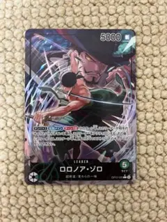 【ワンピースカード】 ロロノア・ゾロ Lパラレル 師弟の絆　②