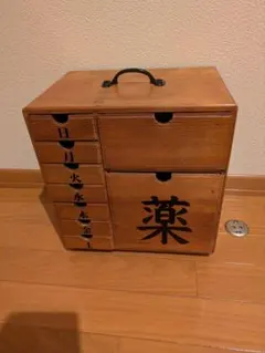 アンティーク木製和裁縫箱 8引き出し付き #2005 - メルカリ