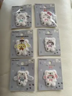 セリア サンリオ ワッペン キャラクターグッズ