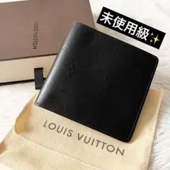 未使用級✨ルイヴィトン　二つ折財布　モノグラム　M66480 ブラック　レザー 2026年最新】M66480の人気アイテム - メルカリ