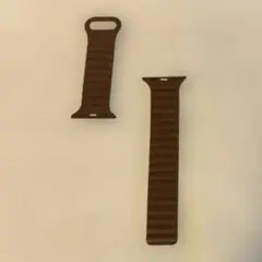 Apple Watch SE 40mm ブラウン シリコンバンド　マグネット式