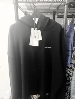 Palm Angels ブラック フード付きパーカーのサムネイル