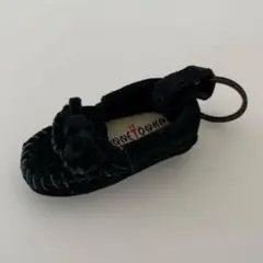 【新品未使用】MINNETONKA ミネトンカ モカシン キーホルダー 黒のサムネイル