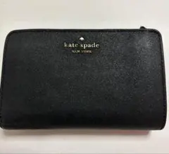 kate spade ブラック 二つ折り財布