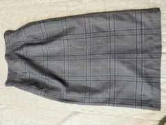 【値下げ】LOWRYSFARM タイトスカート チェック柄