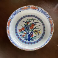 骨董品 肥前 鍋島焼 菓子器 名工 御庭焼五代目 市川光春 透かし 器