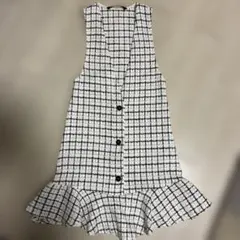 ZARA ツイード　ワンピースのサムネイル