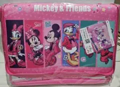 ディズニーミッキーミニー　Mickey & Friends 中型バッグ ピンク