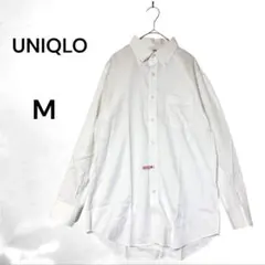 UNIQLO ユニクロ M スリムフィット 長袖シャツ 白