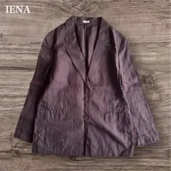 25SS IENA ウォッシャブル ソフトリネン2Bジャケットのサムネイル