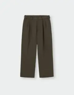 GU　ジーユー　チノツータックバギースラックス 丈標準71.0 ~75.0cm