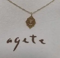 【Q.E.D様専用】agete アガット ネックレス K10 ダイヤモンド